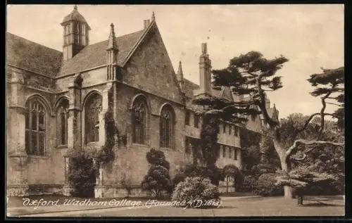 AK Oxford, Wadham College, founded 1613