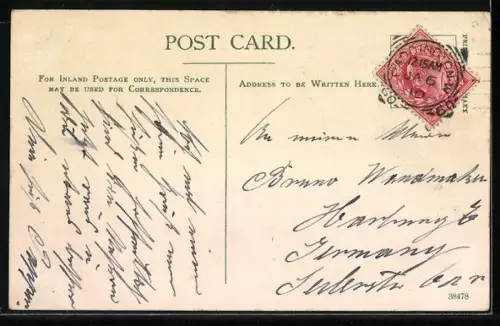 AK Nuneham, The Thames with bridge