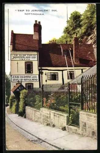 AK Nottingham, The Jerusalem Inn, oldest inn in England