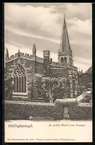 AK Wellingborough, St. Luke`s Church from Vicarage