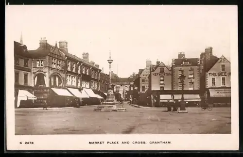 AK Grantham, Market Place and Cross
