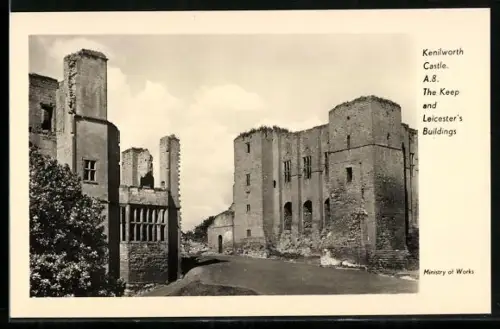 AK Kenilworth, Kenilworth Castle, The Keep and Leicester`s Buildings