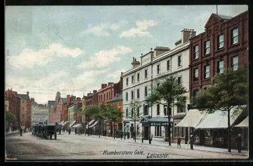 AK Leicester, Humberstone Gate, Bell Hotel