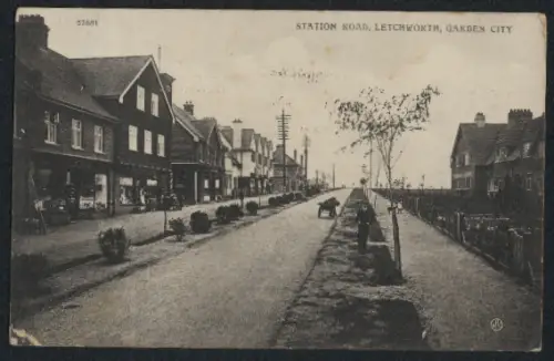 AK Letchworth, Garten City, Station Road