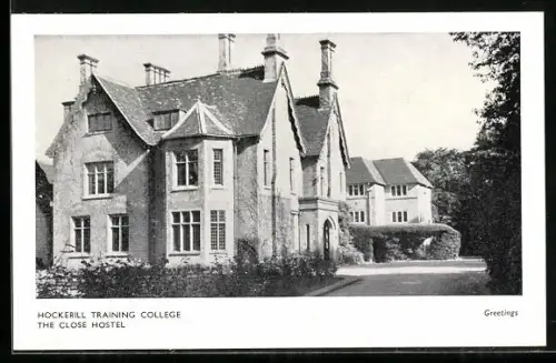 AK Hockerill, Hockerill Training College, The Close Hostel