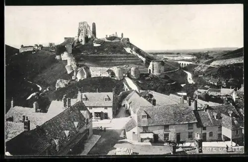 AK Corfe, The Castle, Panorama