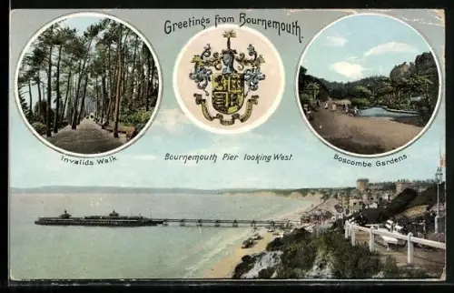 AK Bournemouth, Invalids Walk, Boscombe Gardens