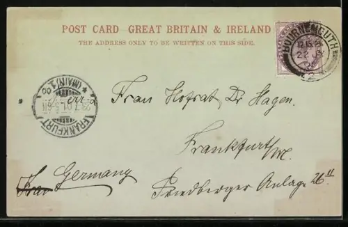 AK Bournemouth, View from East Cliff