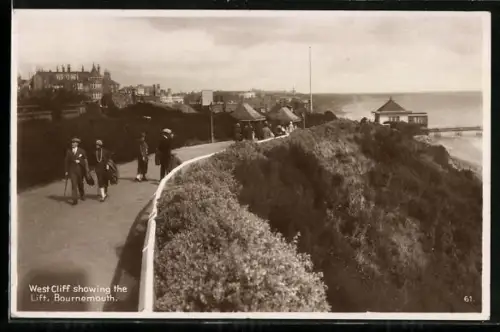 AK Bournemouth, West Cliff showing the Lift