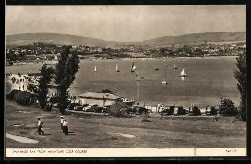 AK Swanage, View of Swanage Bay from Miniature Golf Course