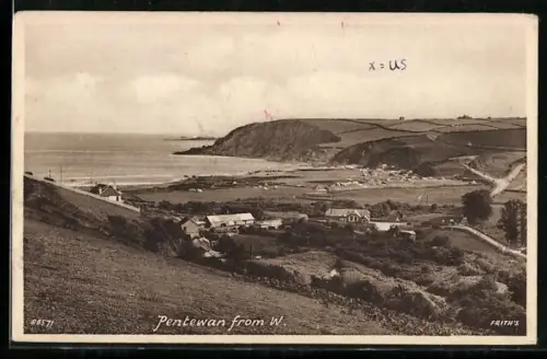 AK Pentewan, View from the West
