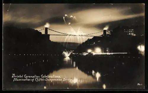AK Bristol, Coronation Celebrations, Illumination of Clifton Suspension Bridge