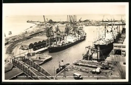 AK Bristol, A Corner of the Royal Edward Dock, Avonmouth