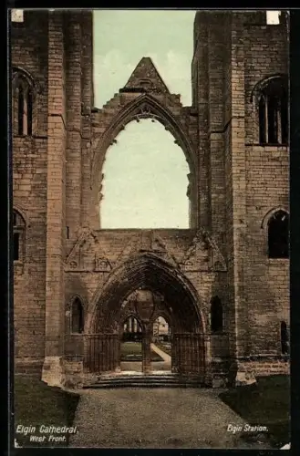 AK Elgin, The Cathedral, West Front