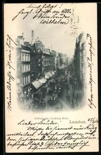 AK London, Cheapside, Looking East