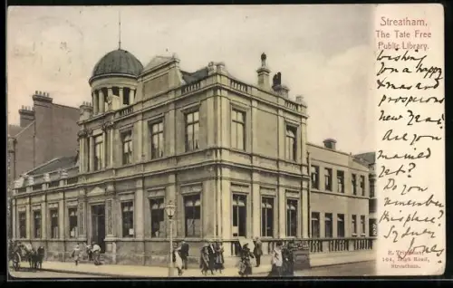 AK Streatham, The Tate Free Public Library