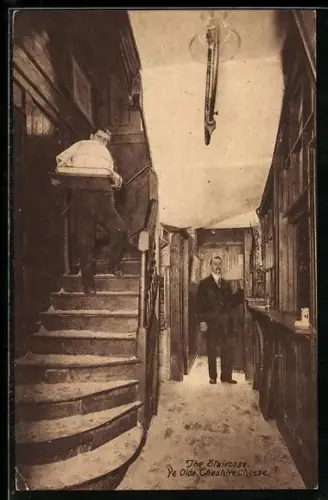 AK London, Ye Olde Cheshire Cheese, The Staircaise