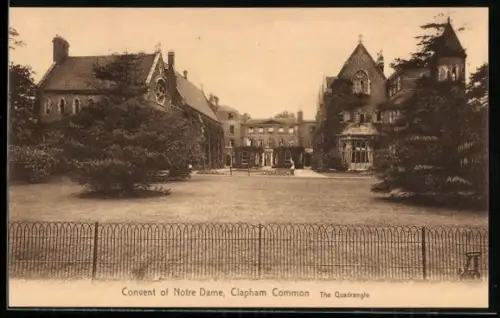 AK Clapham Common, Convent of Notre Dame, The Quadrangle