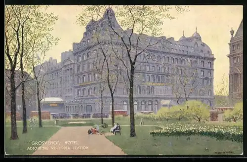 AK London, Grosvenor Hotel adjoining Victoria Station