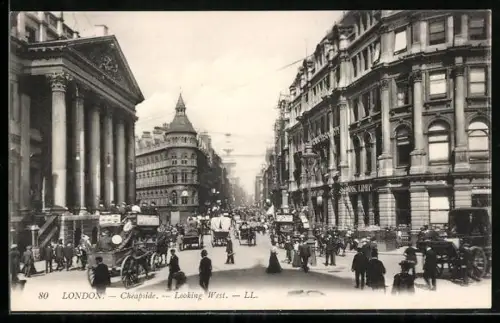 AK London, Cheapside, Looking West