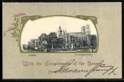 AK London, Westminster-Abbey, Passepartout