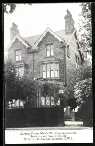 AK London, Students and Youth Hostel, 27 Ferncroft Avenue