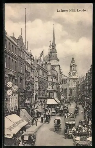 AK London, Ludgate Hill