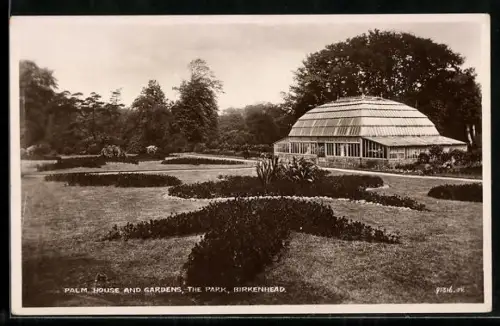 AK Birkenhead, The Park, Palm House and Gardens