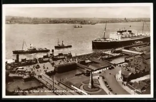 AK Liverpool, Landing Stage and River Mersey