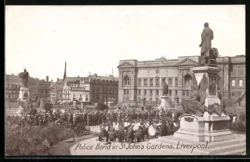 AK Liverpool, Police Band in St. John`s Gardens