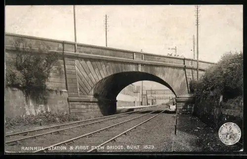 AK Rainhill, Rainhill Station & First Skew Bridge