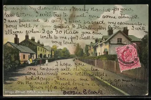 AK Hale near Liverpool, Village Street