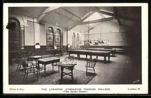 AK Liverpool, Gymnasium Training College, The Social Room