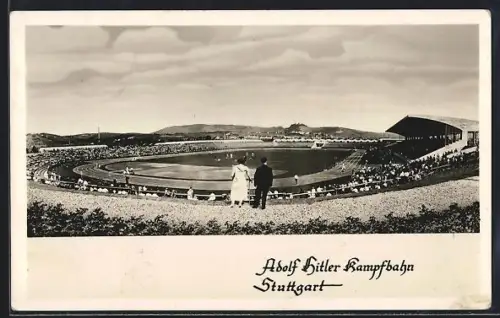 AK Stuttgart,  Kampfbahn, Blick ins Stadion