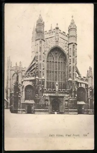 AK Bath, The Abbey, West Front