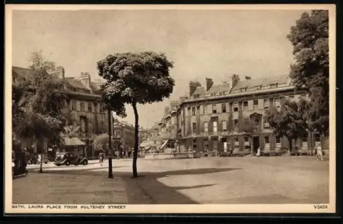 AK Bath, Laura Place from Pulteney Street