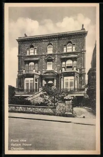AK Clevedon, Front View, Hallam House