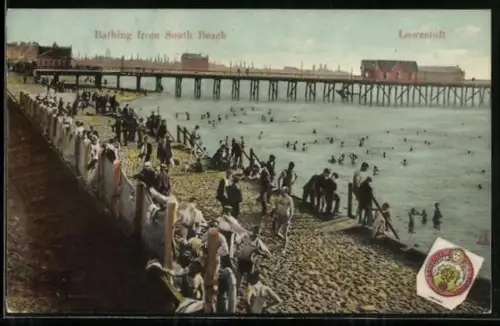 AK Lowestoft, Bathing from South Beach