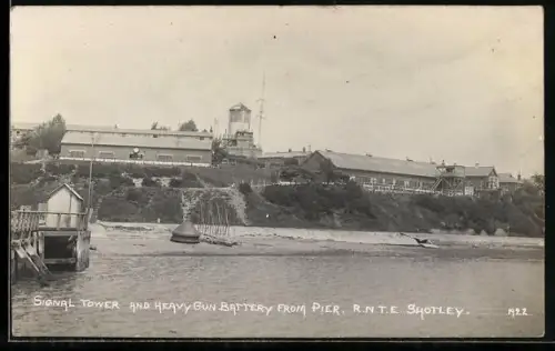 AK Shotley, Signal Tower and Heavy Gun Battery from Bier
