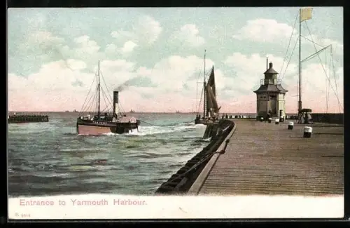 AK Yarmouth, Entrance to Harbour