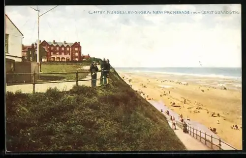 AK Mundesley-on-Sea, New Promenade from Coast Guard Station