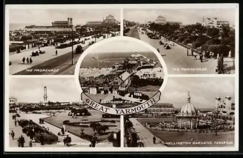 AK Great Yarmouth, Wellington Gardens, The Promenade