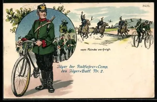 AK Jäger der Radfahrer-Comp. des Jäger-Batl. Nr. 2