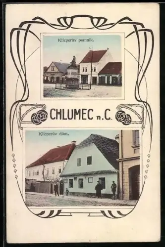 AK Chlumec, Klicperuv pomnik, Klicperuv dum