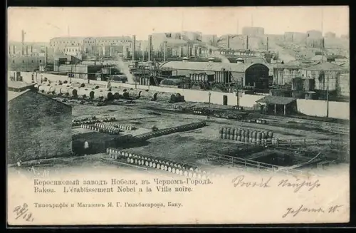 AK Bakou, L`établissement Nobel a la Ville noire