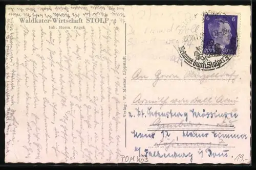 AK Stolp, Waldkater Restaurant, Inh. Herm. Pagel