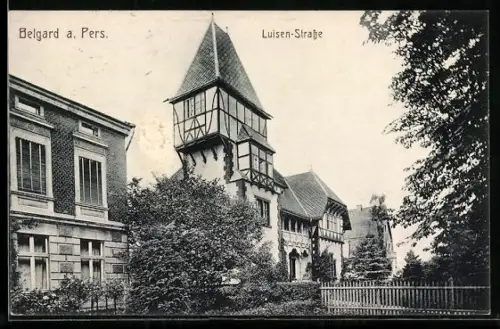 AK Belgard a. Pers., In der Luisen-Strasse