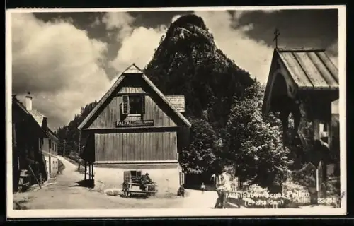 AK Palfau /Erzhalden, Partie am Mühlbauernkreuz