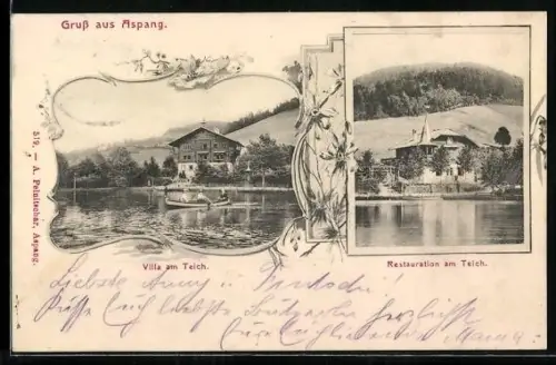 AK Aspang, Villa und Restaurant am Teich