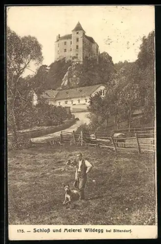 AK Sittendorf, Schloss und Meierei Wildegg
